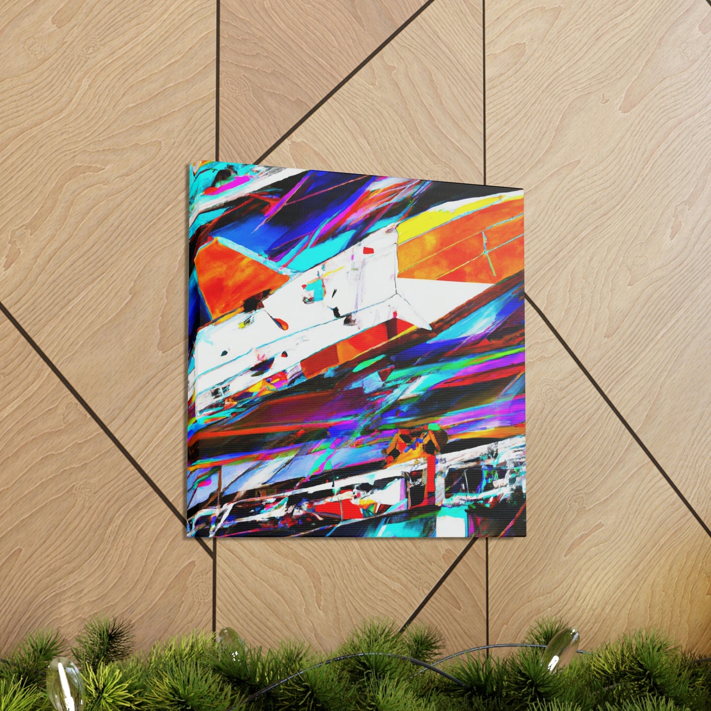 "Space Shuttle Fauvism" - Canvas