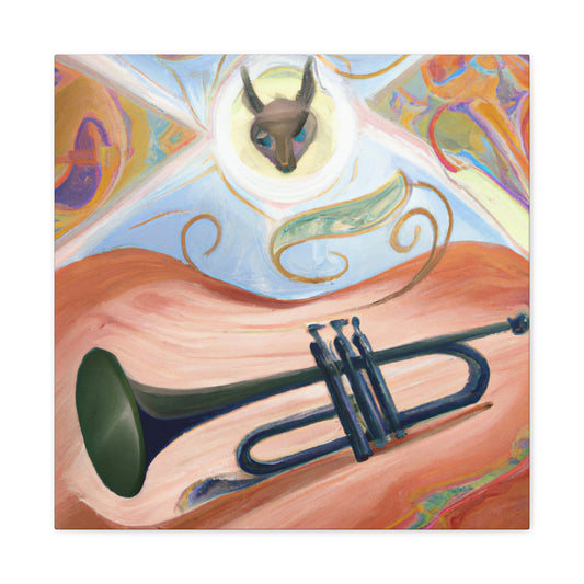 "Harmonious Trumpet Dreaming" - Canvas