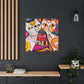 Cats in Art Deco - Canvas