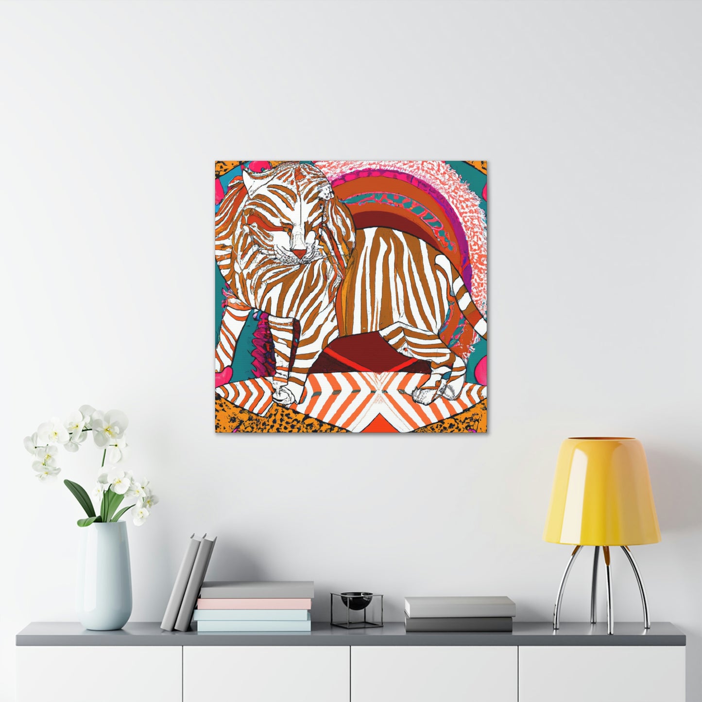 Tiger in the Jazz Age - Canvas