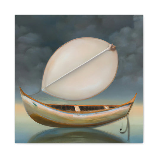 Dinghy in Surrealism - Canvas