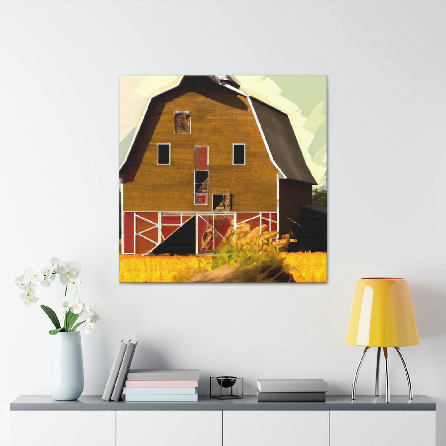 "Barn in Splendor" - Canvas