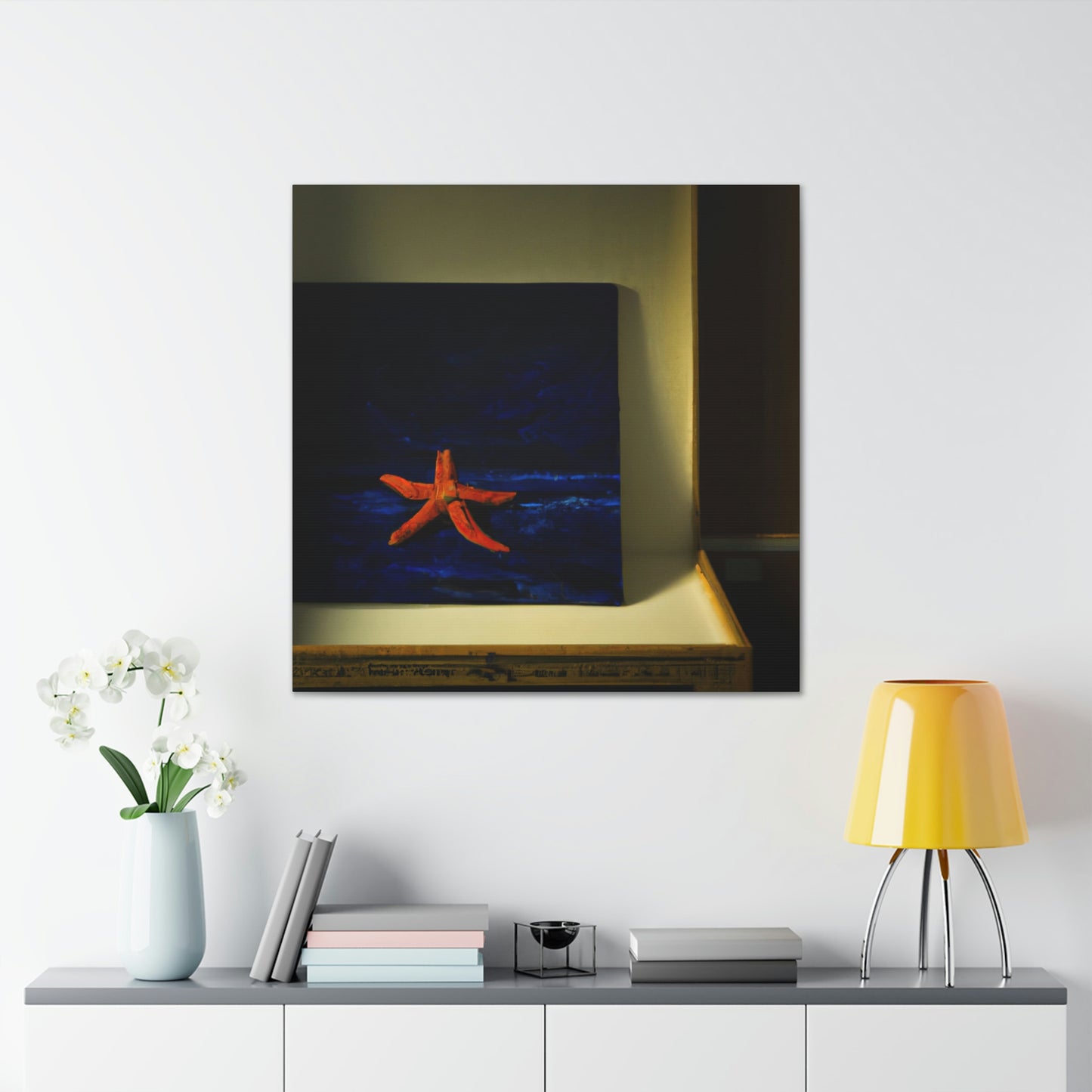 "Starfish Minimalism" - Canvas