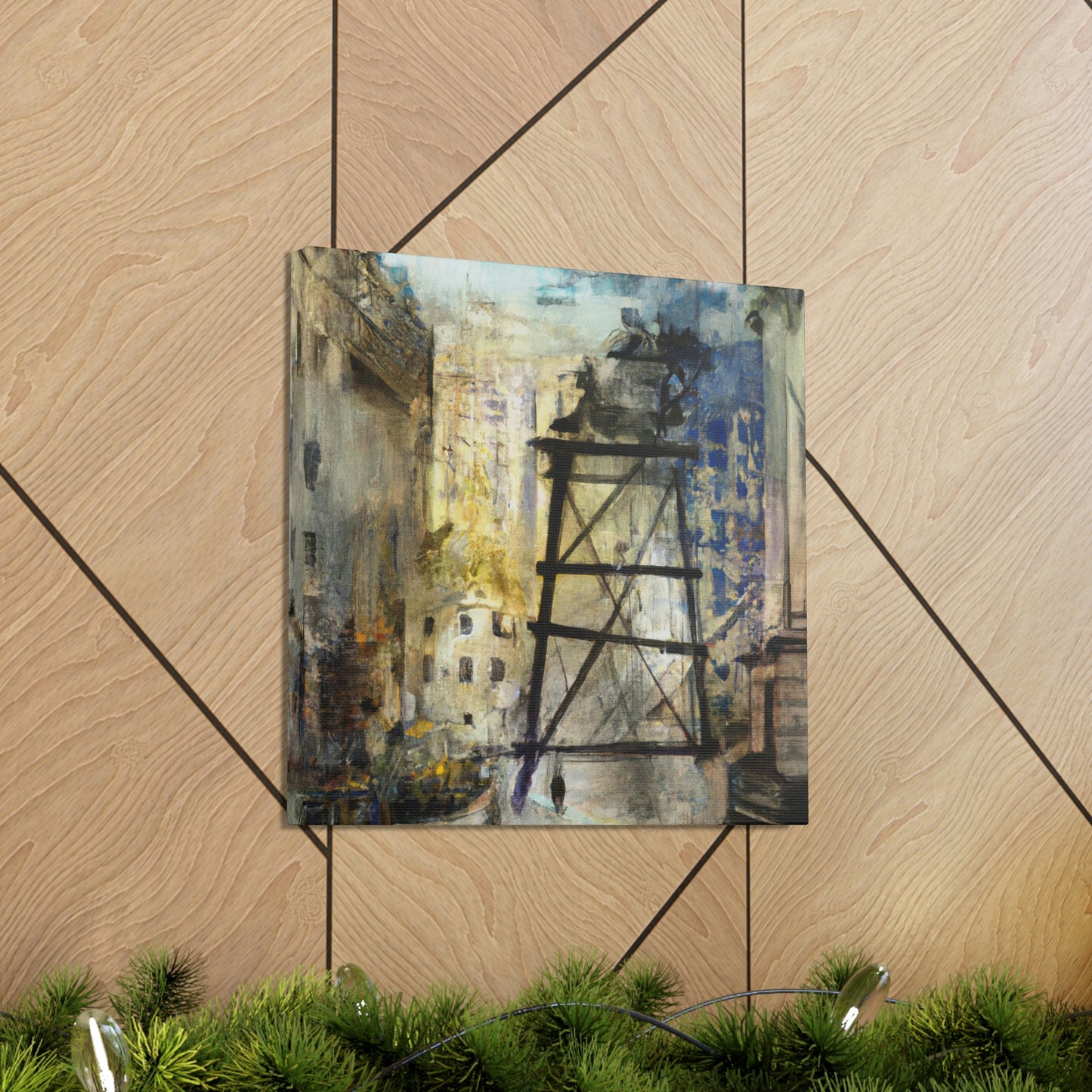 "Neoclassical Garden Beauty" - Canvas