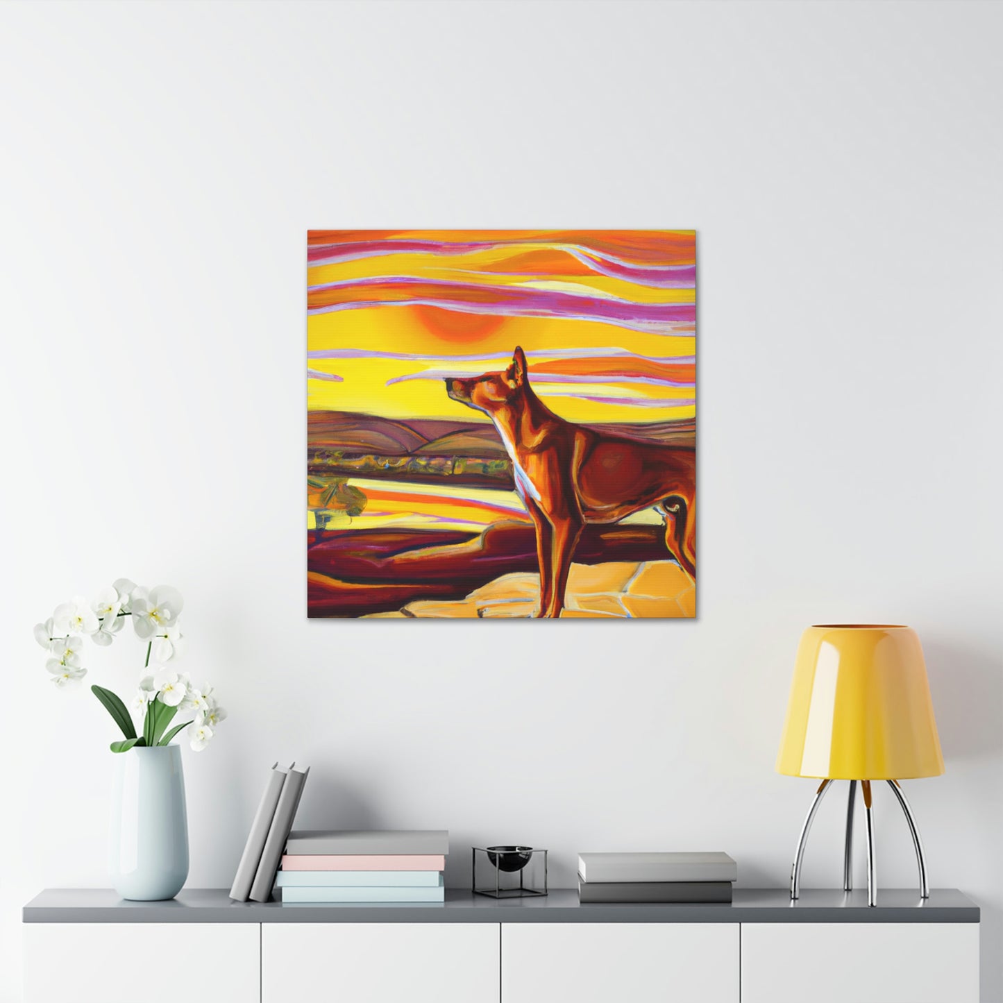 "Dingo in the Distance" - Canvas