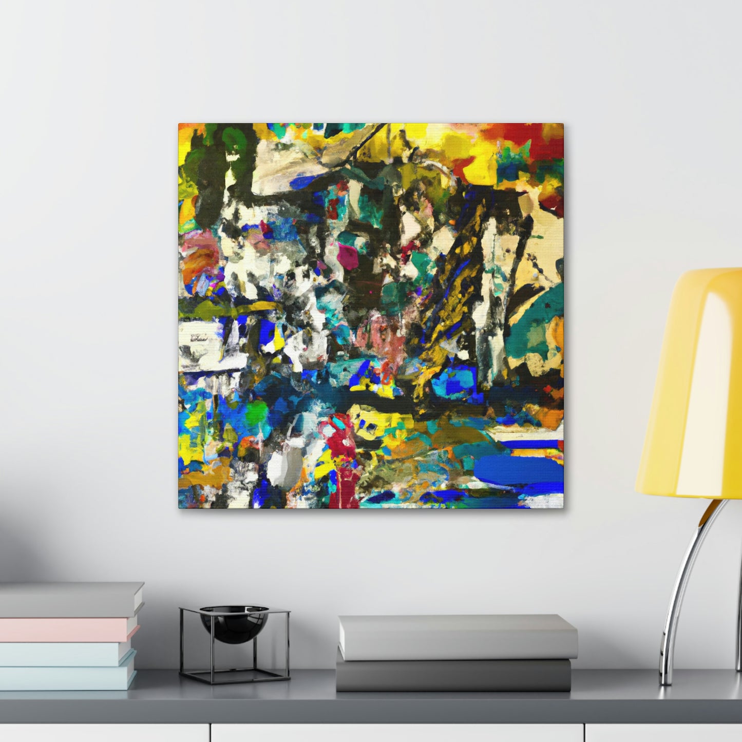 "Dancing Colorful Splendor" - Canvas