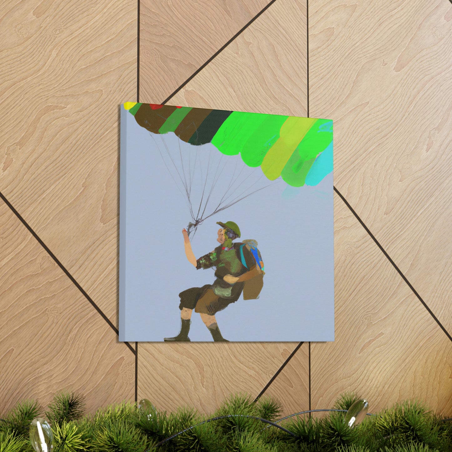 Paratrooper Fauvism Joy - Canvas