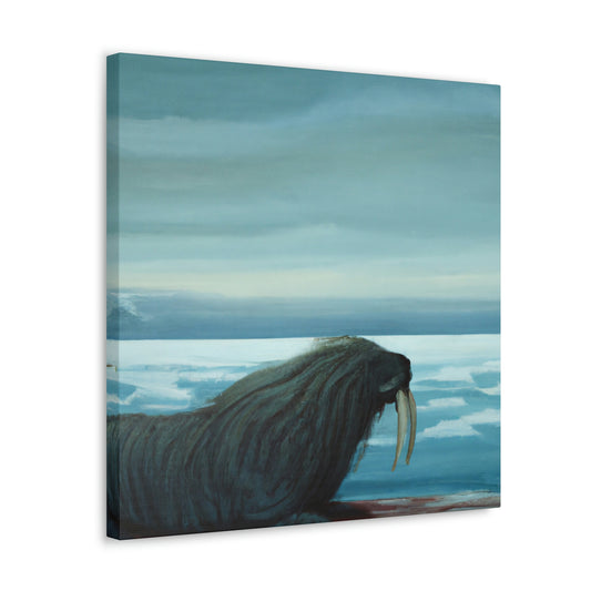 "Walrus Underwater Majesty" - Canvas