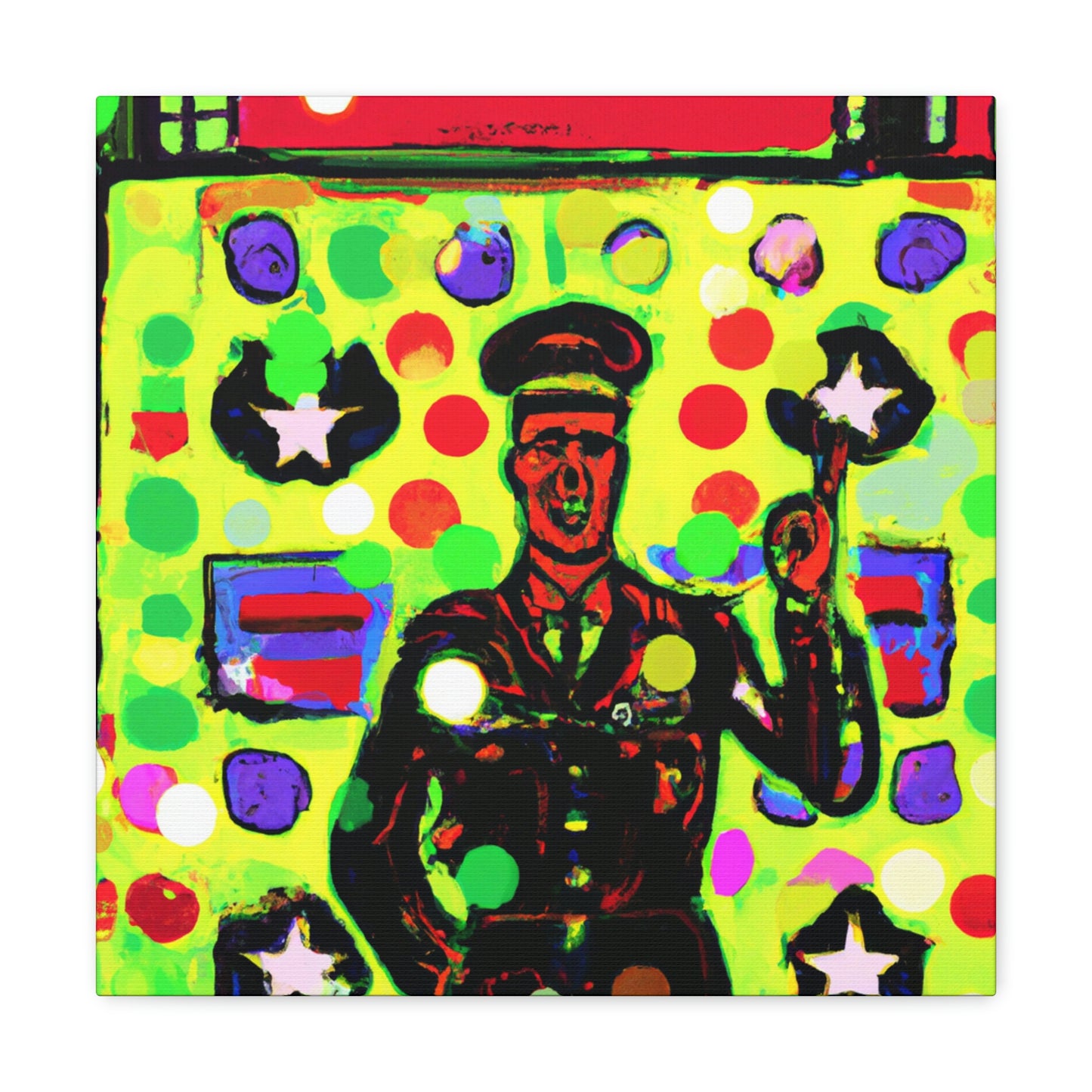 Supply Sergeant Pop Art - Canvas