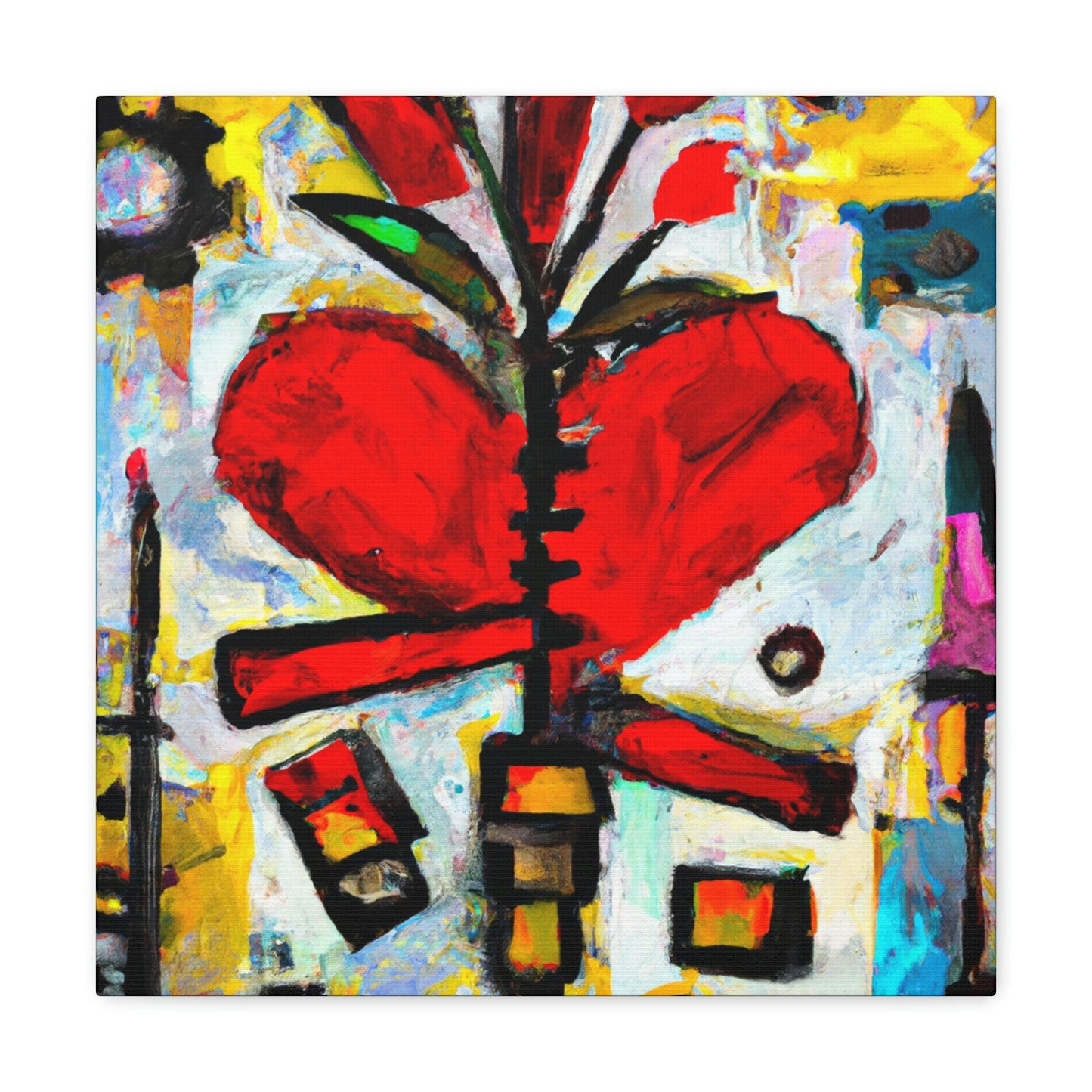 Love Bouquet Embrace - Canvas