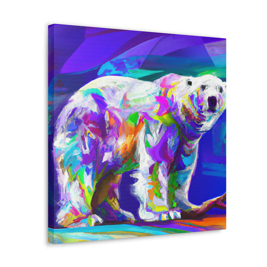 Polar Bear in Fauve - Canvas