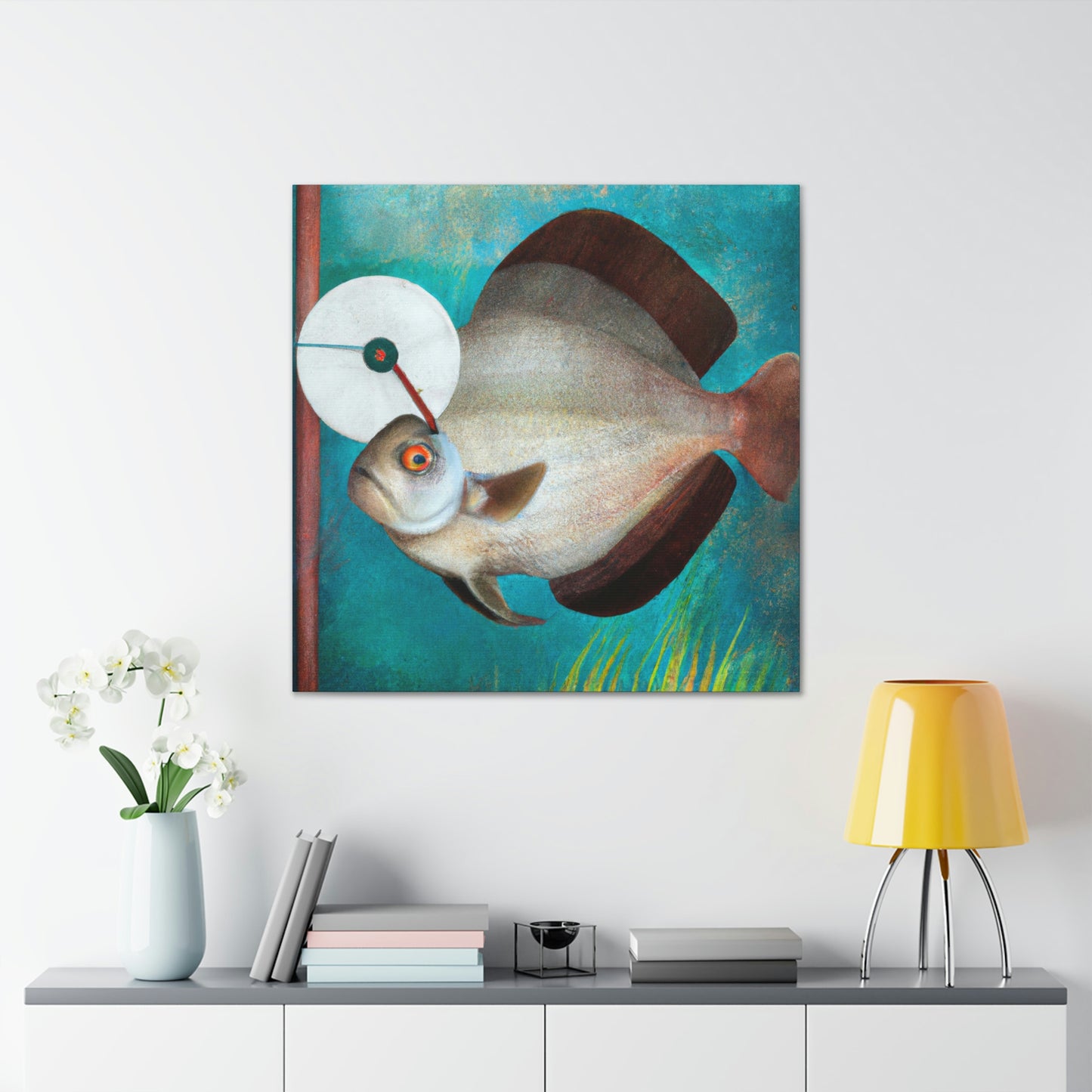 Discus in the Clouds - Canvas