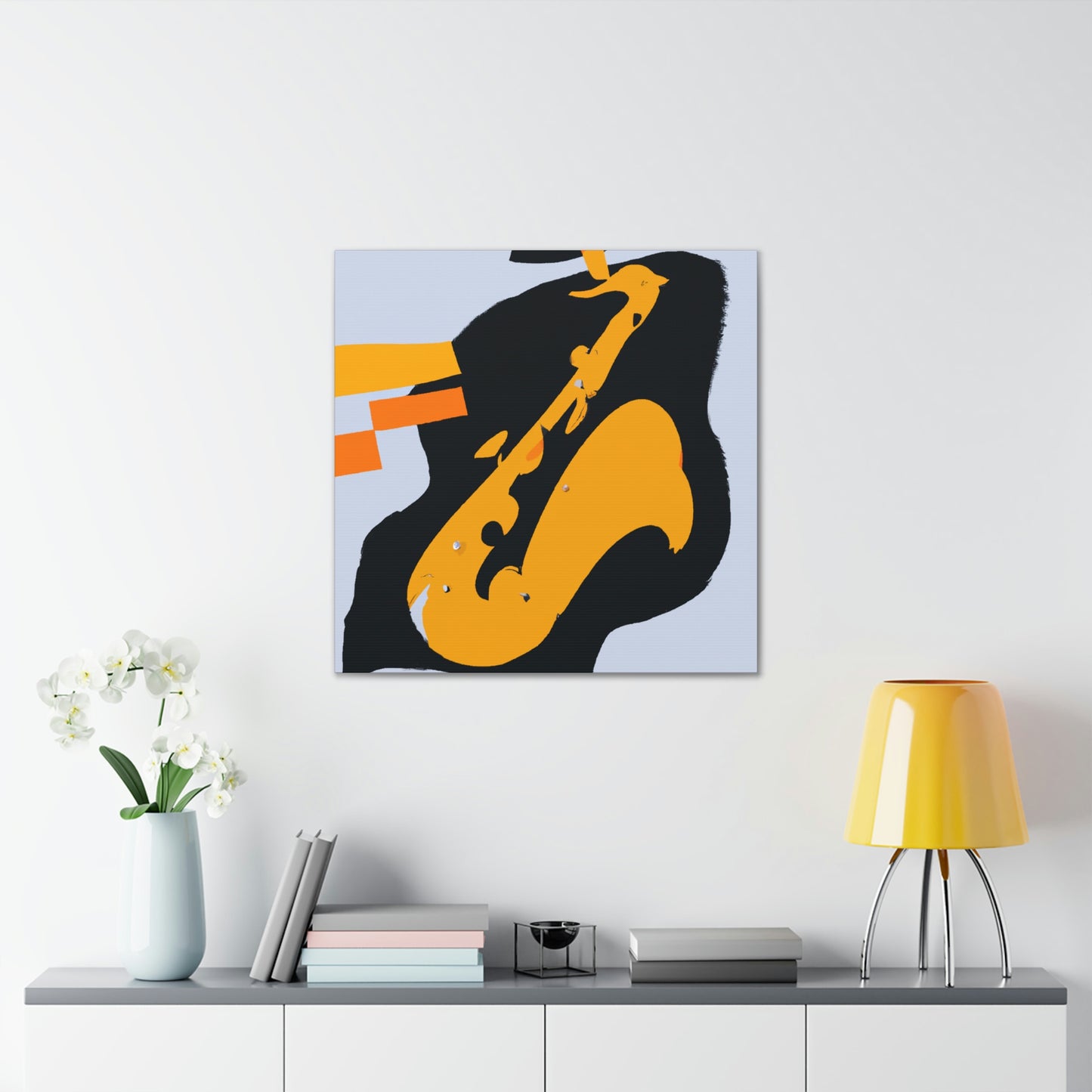 Sax and Simplicity. - Canvas