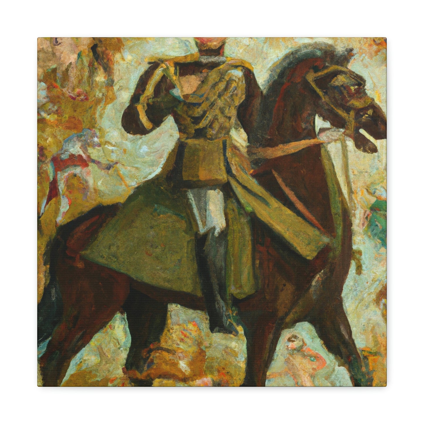 "The Cavalry Charge" - Canvas