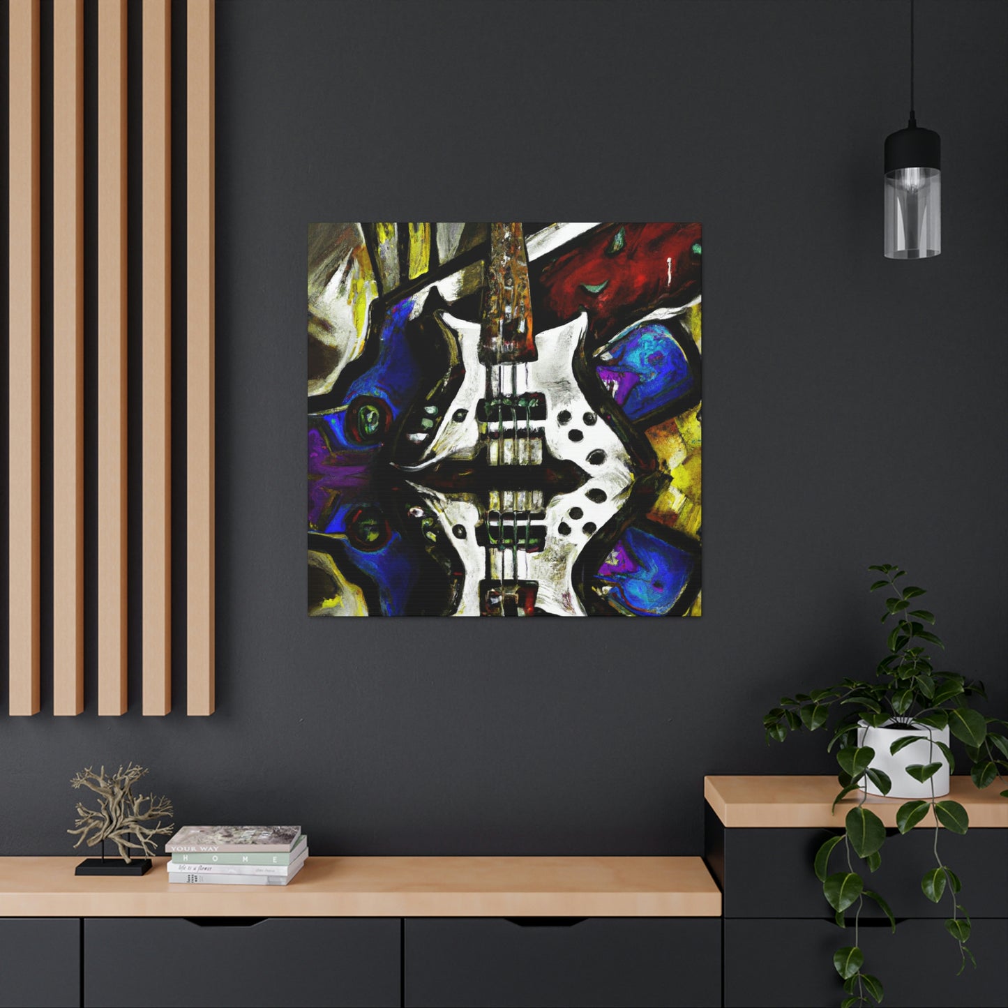 Rockin' Bass Vibes - Canvas