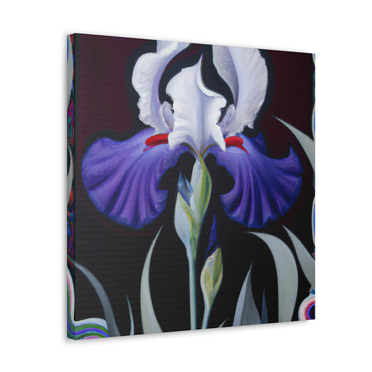 Dancing Iridescent Iris - Canvas