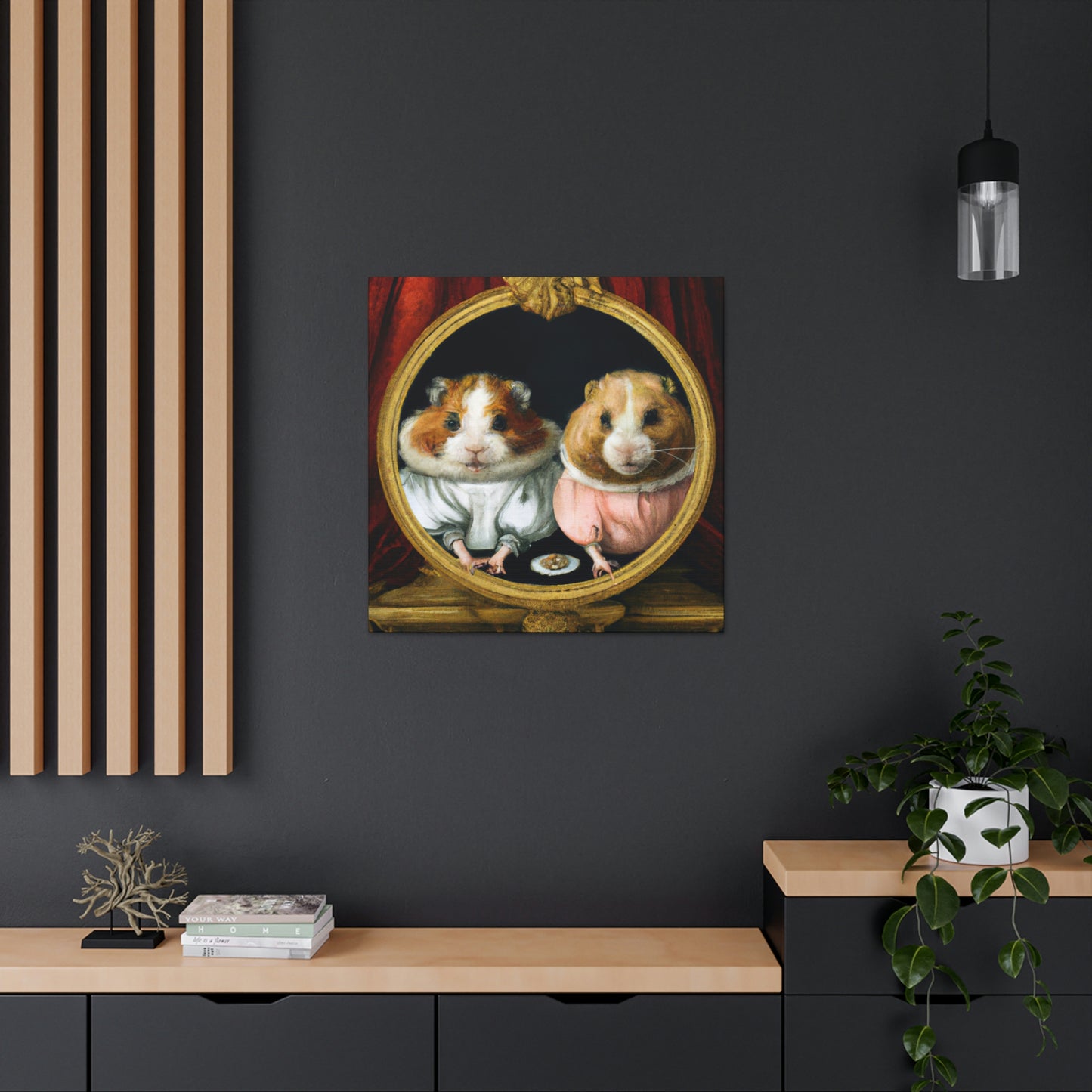 Hamsters in Splendor - Canvas