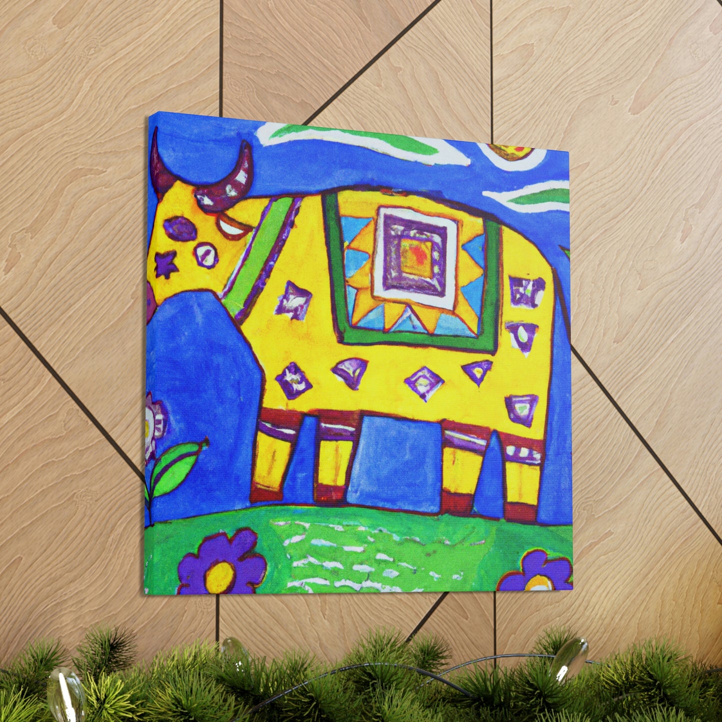 "Cows in a Meadow" - Canvas