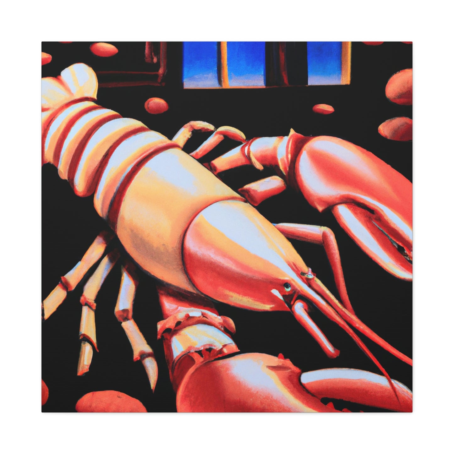 Lobster Lips Sparkle - Canvas