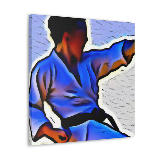 Martial Arts Mosaic Saga - Canvas