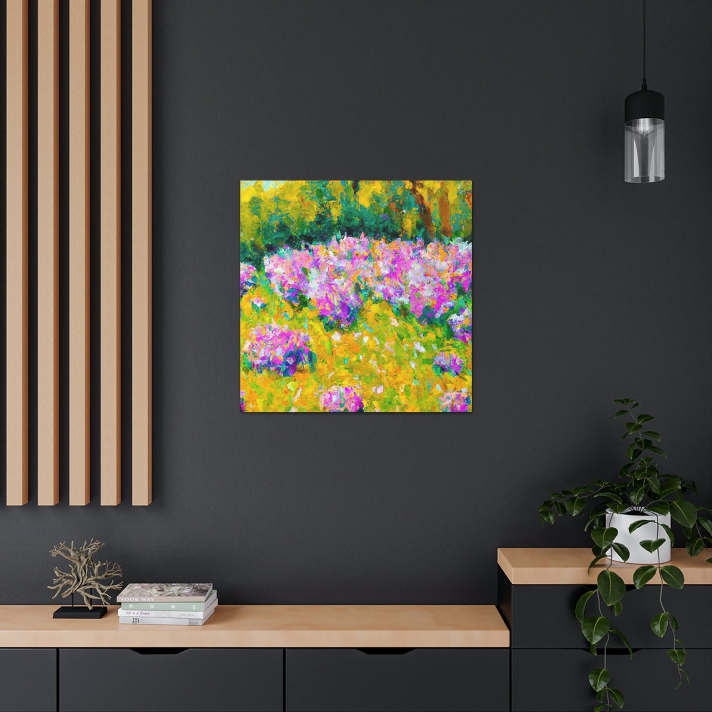 "Dancing Light Irises" - Canvas