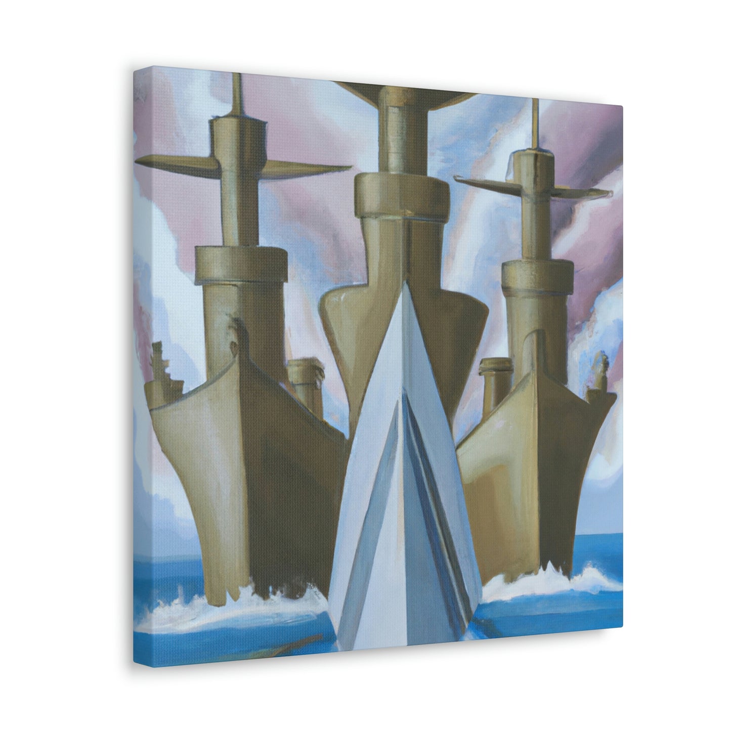 "Battleship in Dreamland" - Canvas