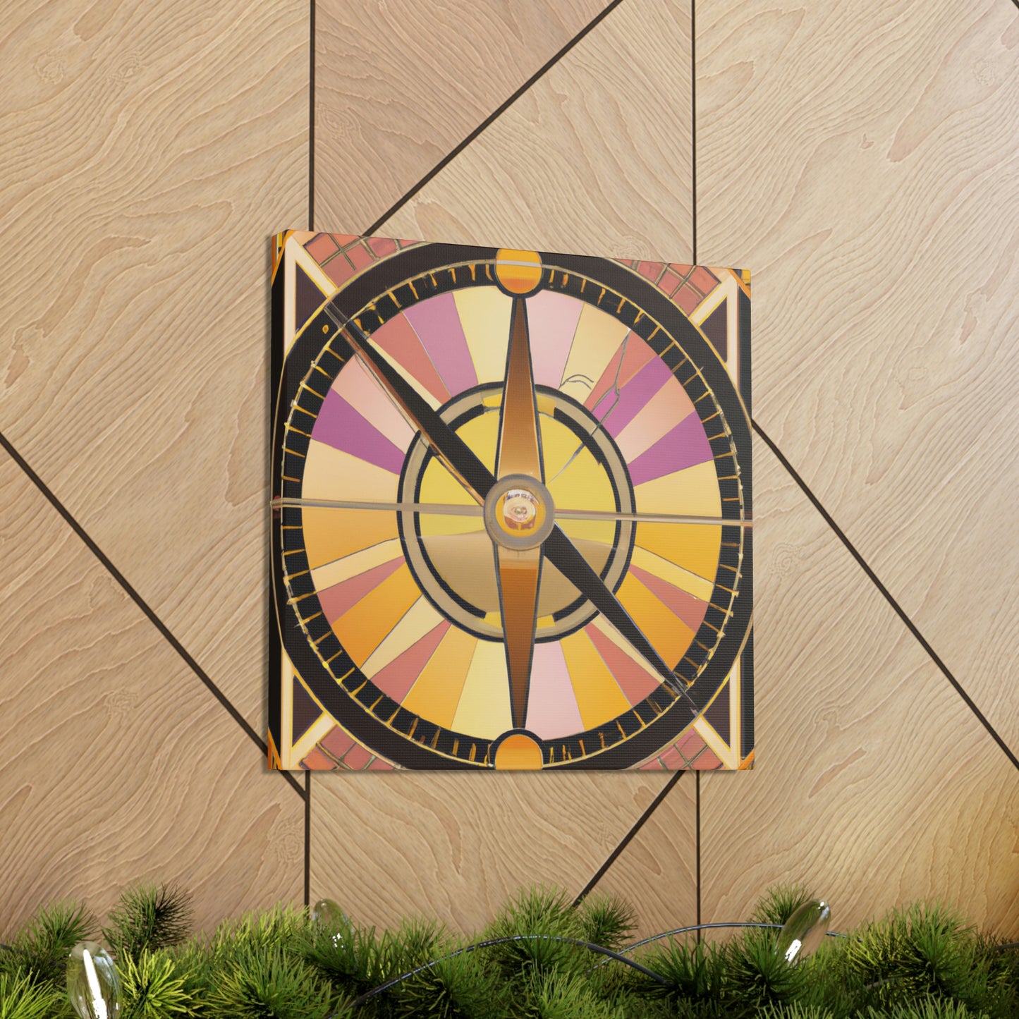 "Compass of Art Deco" - Canvas