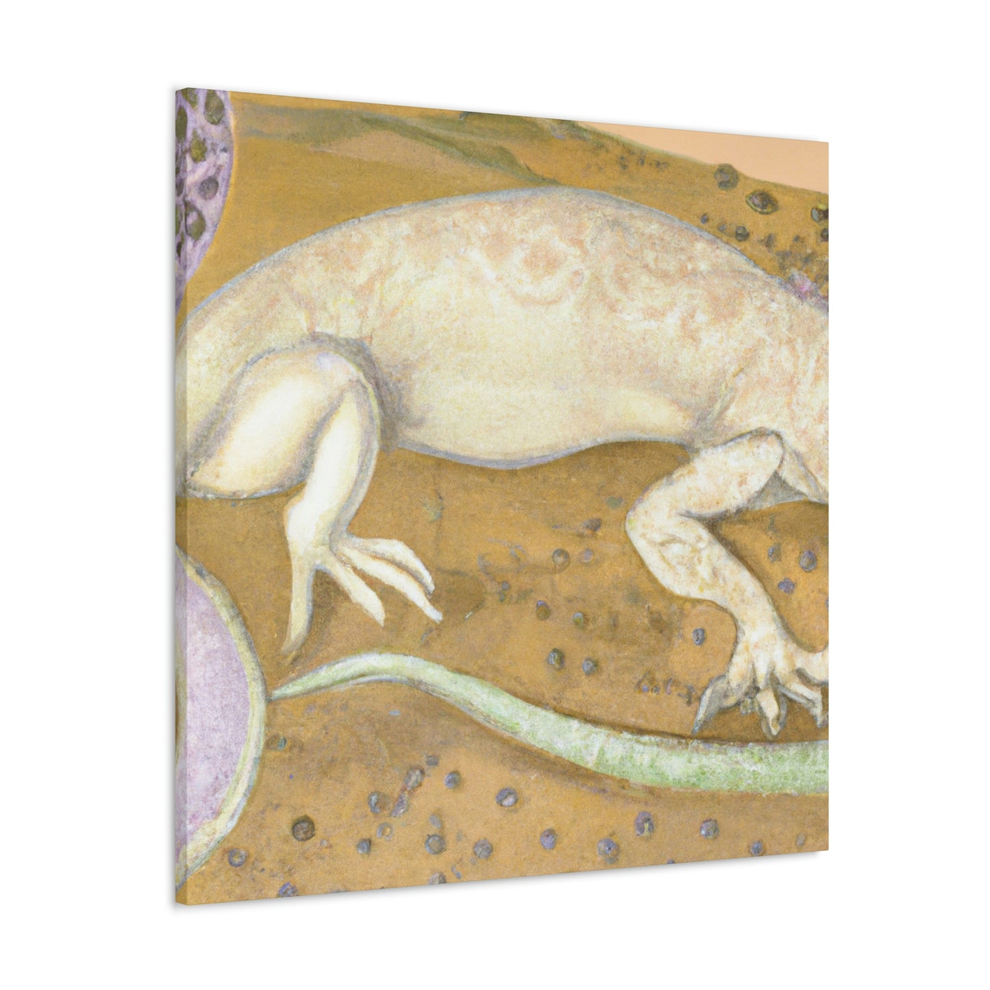 "Gila Monster Entwined" - Canvas