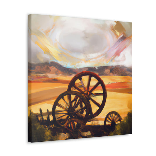 Wheeling Through History - Canvas