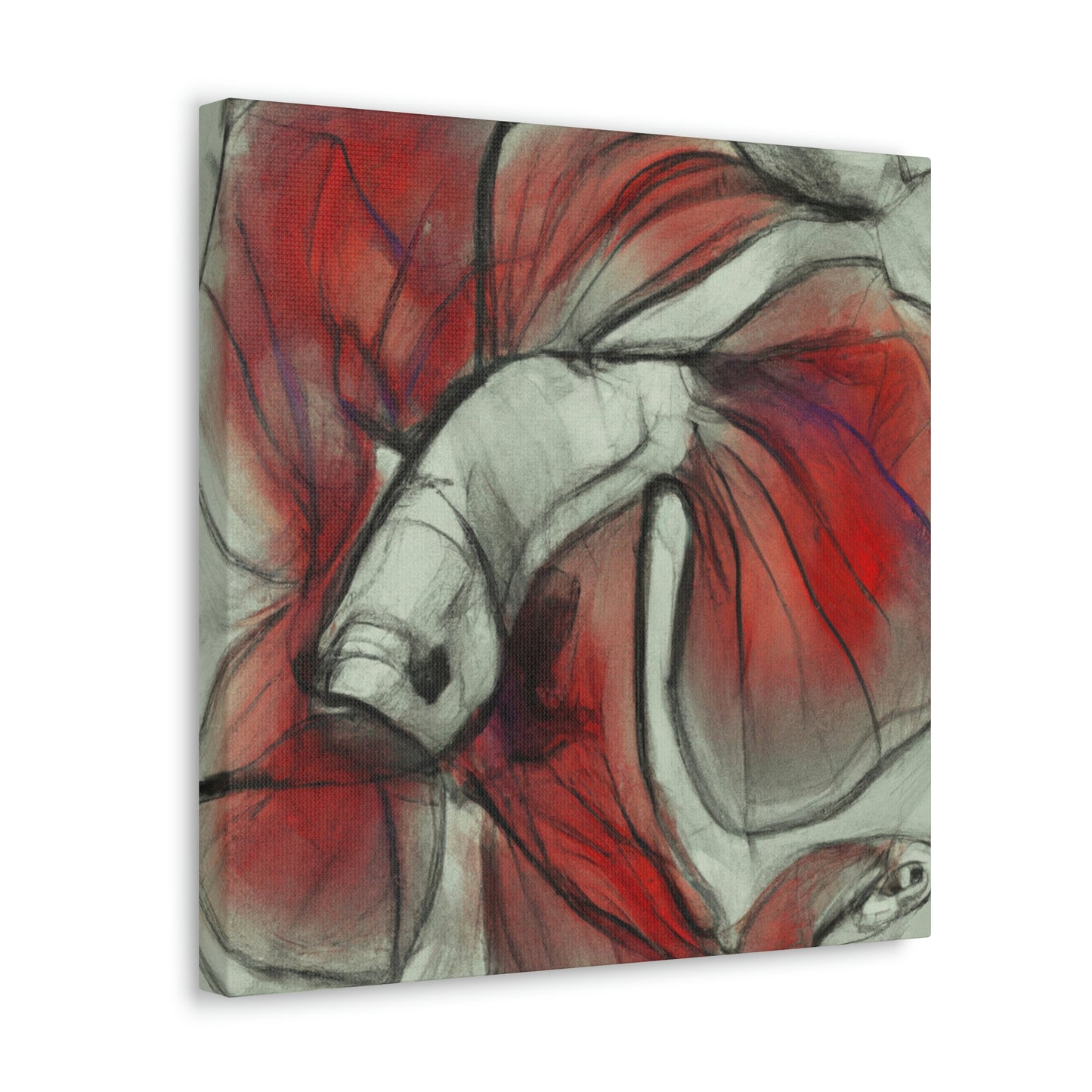 Betta in Expressionism - Canvas