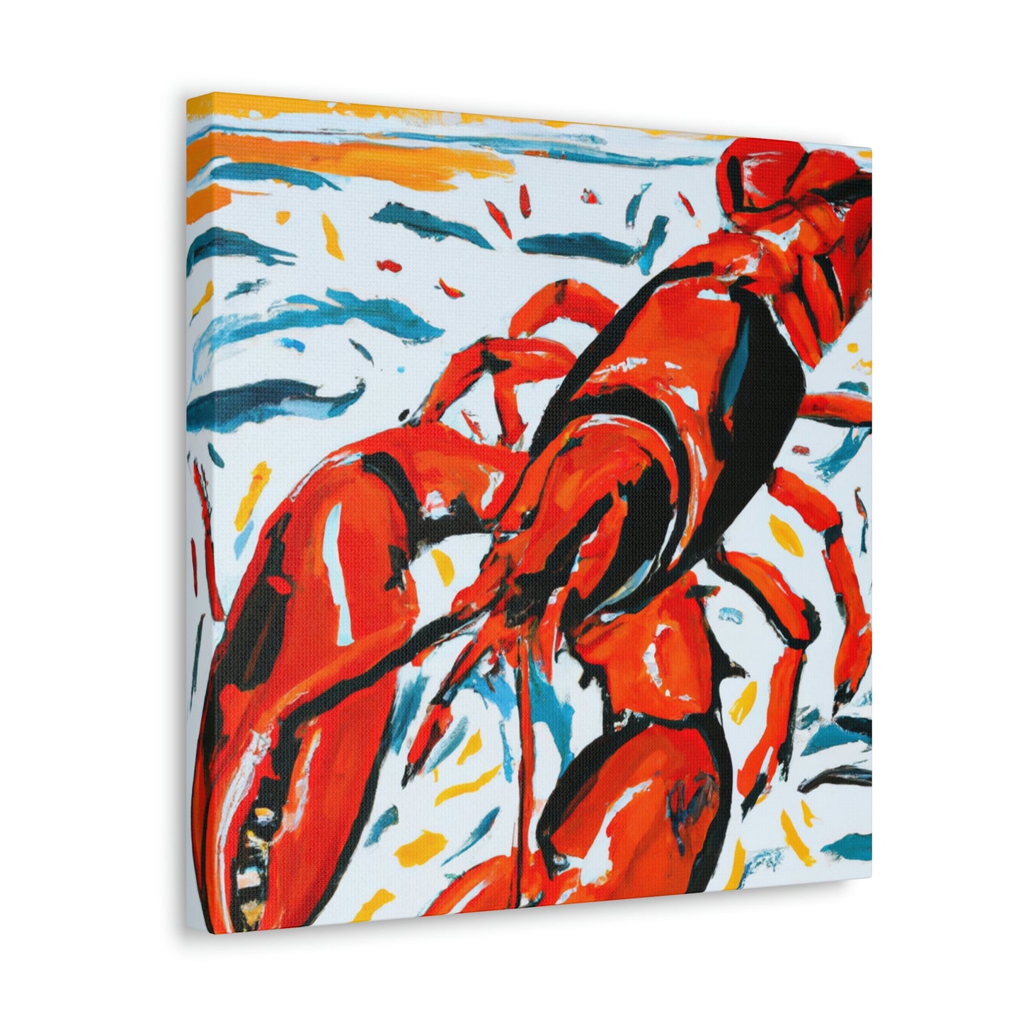 Lobster in Expressionism - Canvas