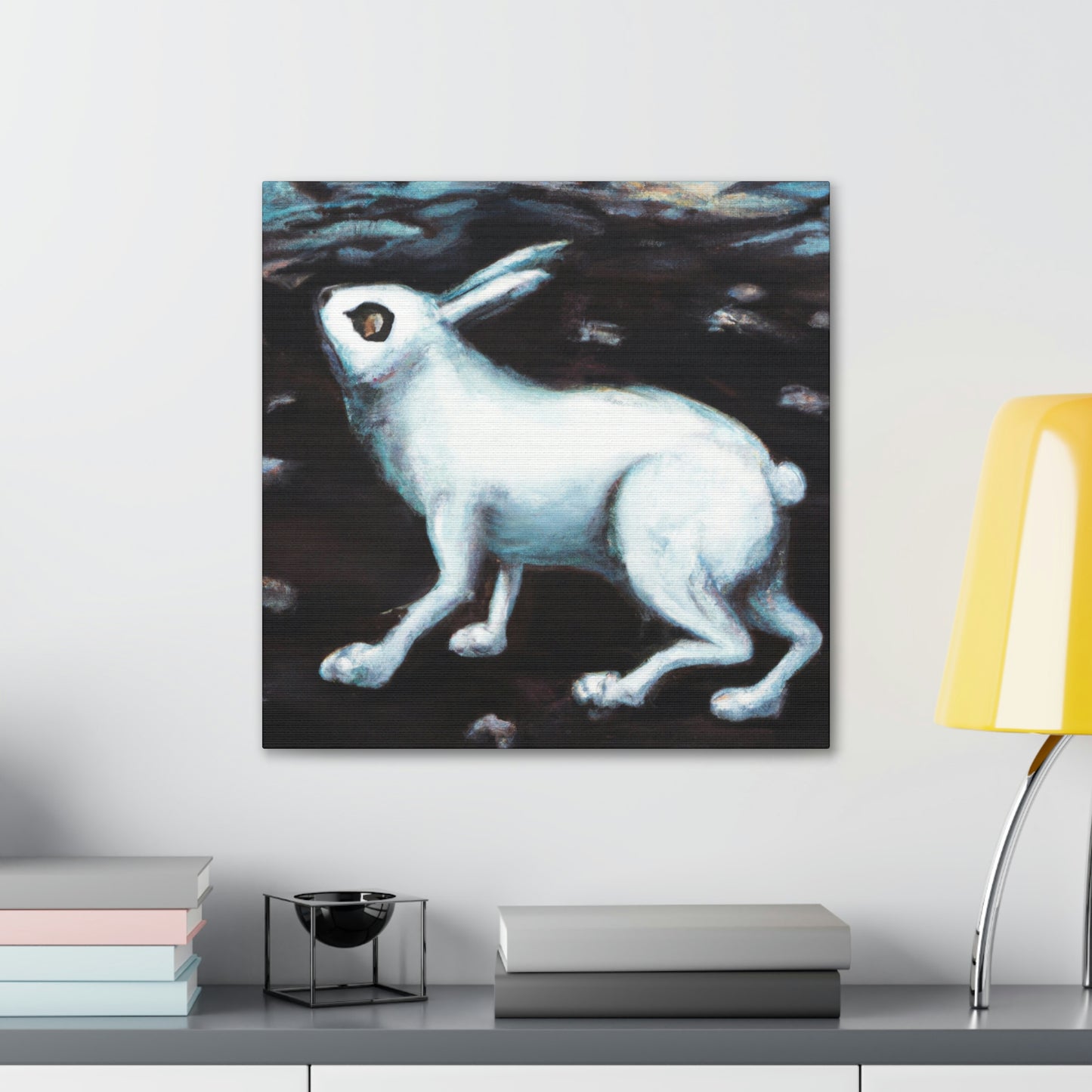 "Arctic Hare in Snow" - Canvas