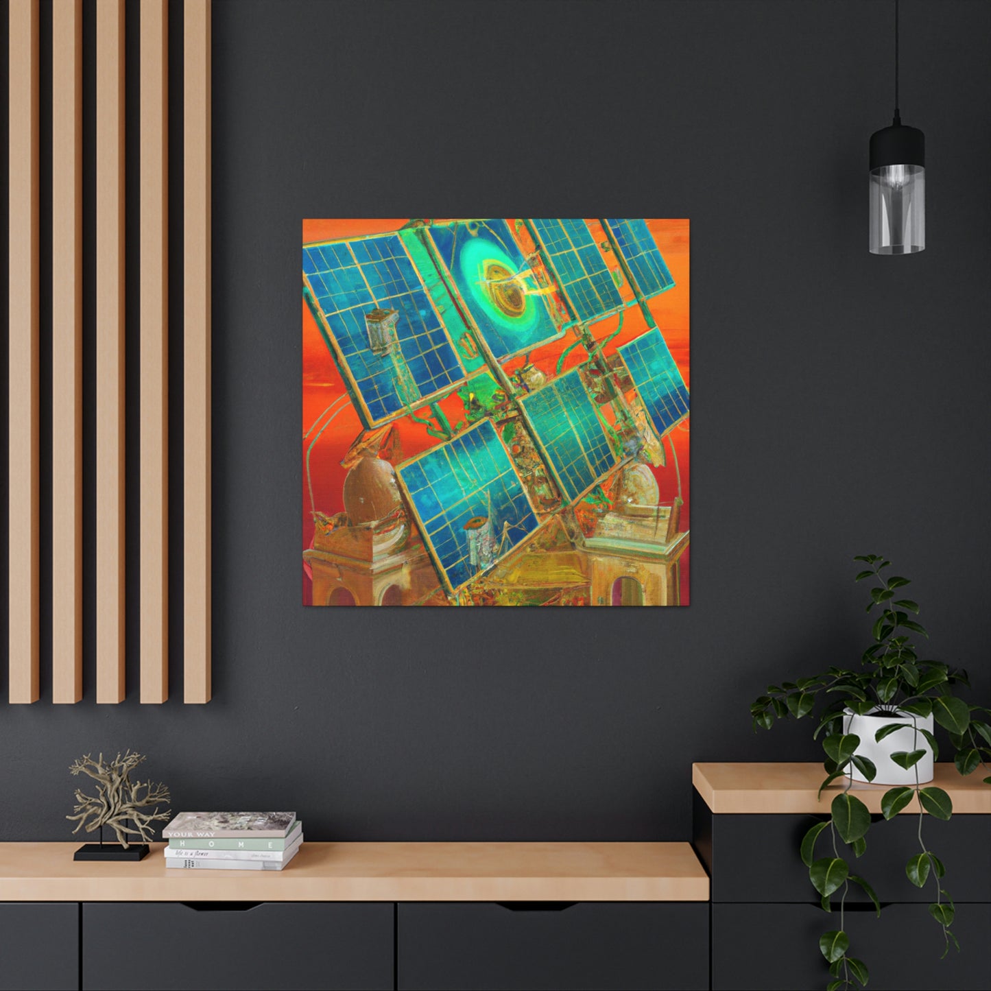 "Electrifying Solar Panel" - Canvas