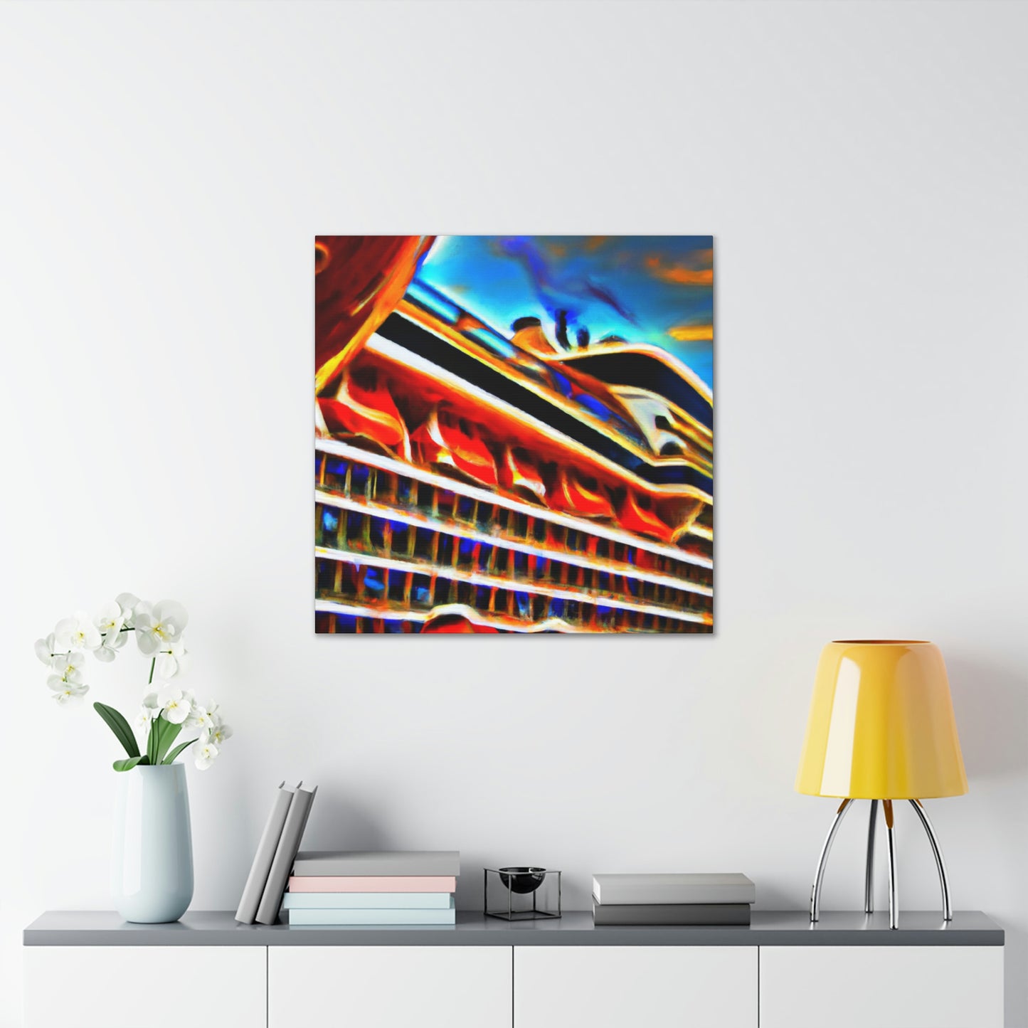 "Cruise Ship Haze Dream" - Canvas