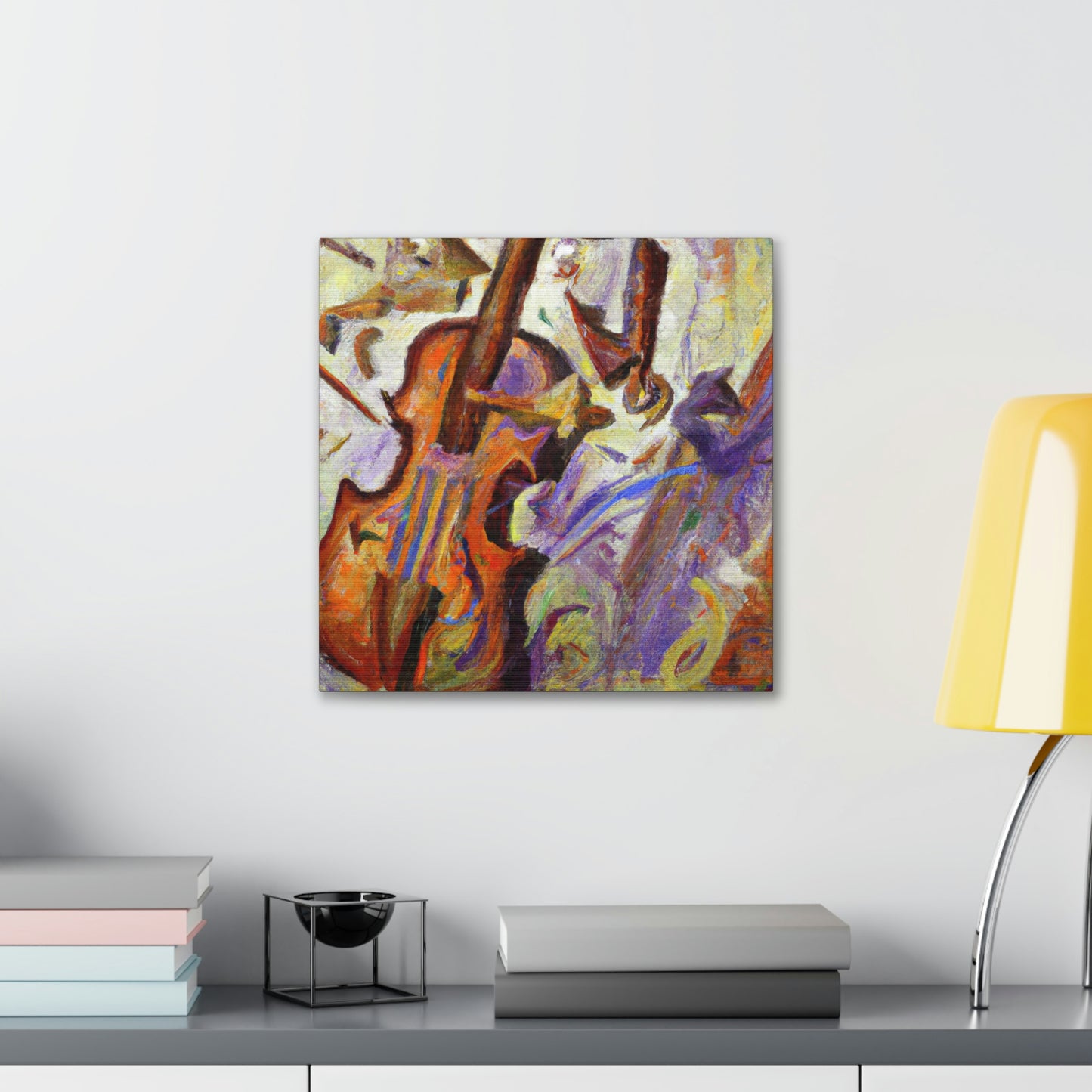 "The Violin's Symphony" - Canvas