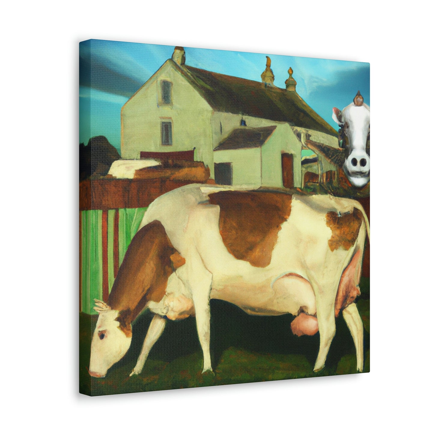 "Cow on the Pasture" - Canvas