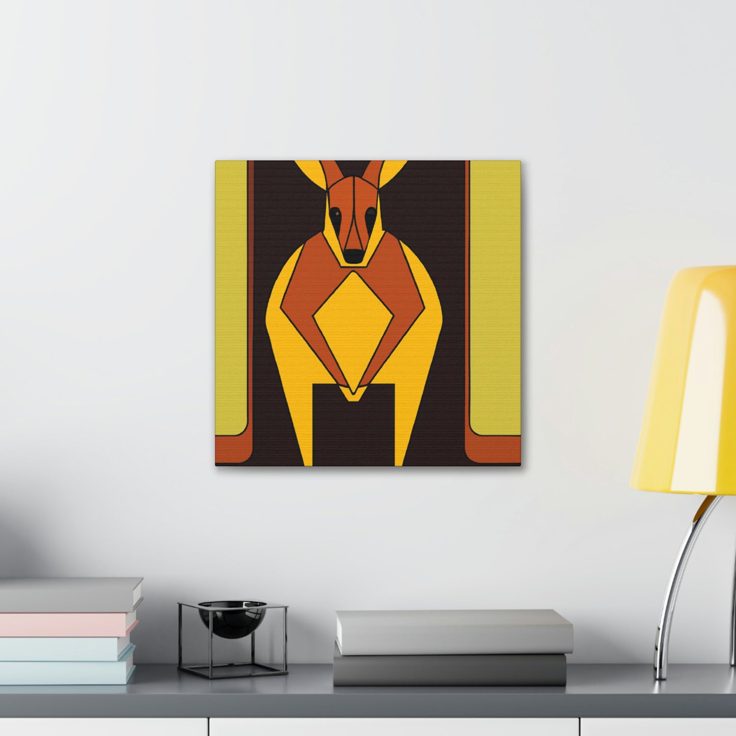 "Waltzing Wallaby Wonders" - Canvas