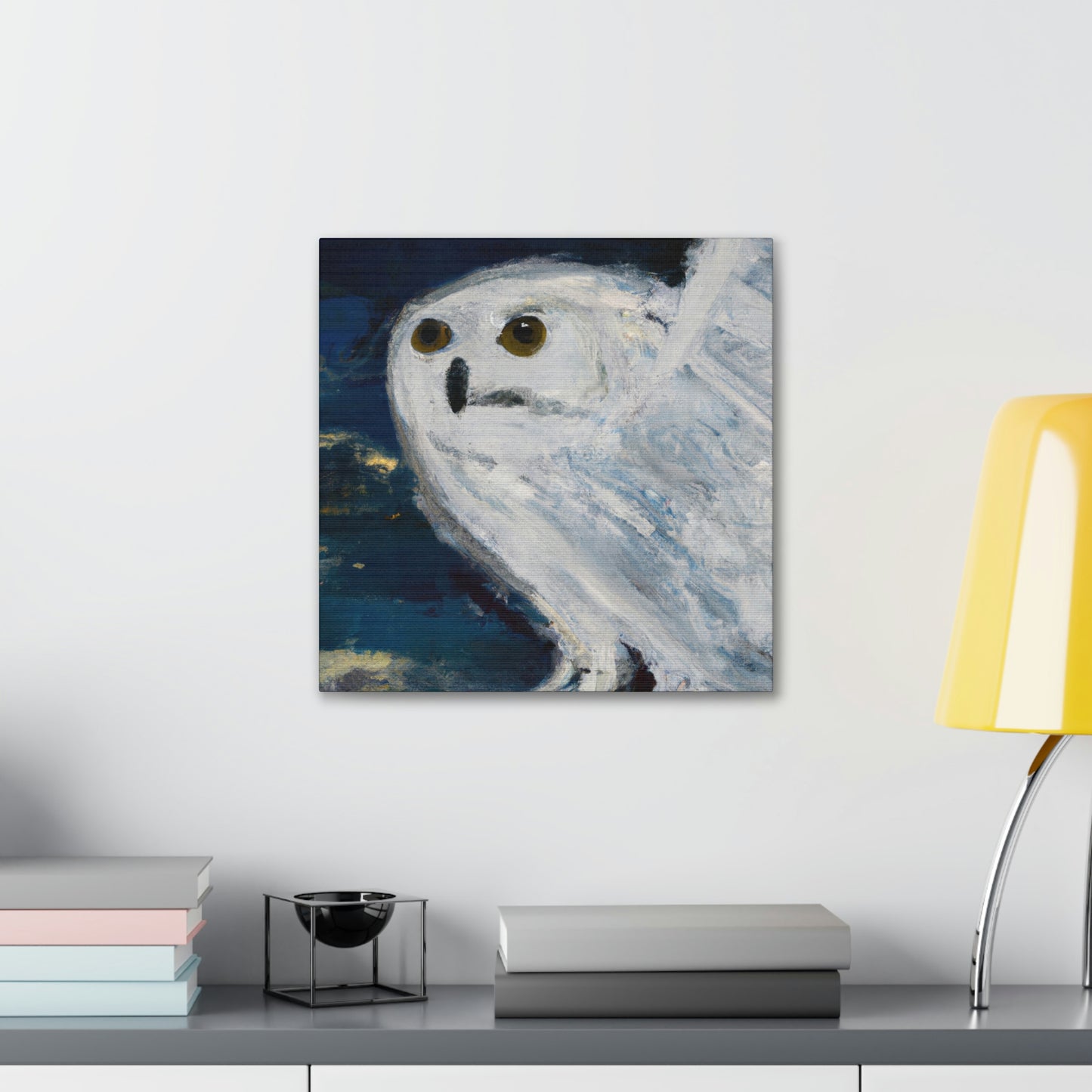 Snowy Owl Majesty - Canvas