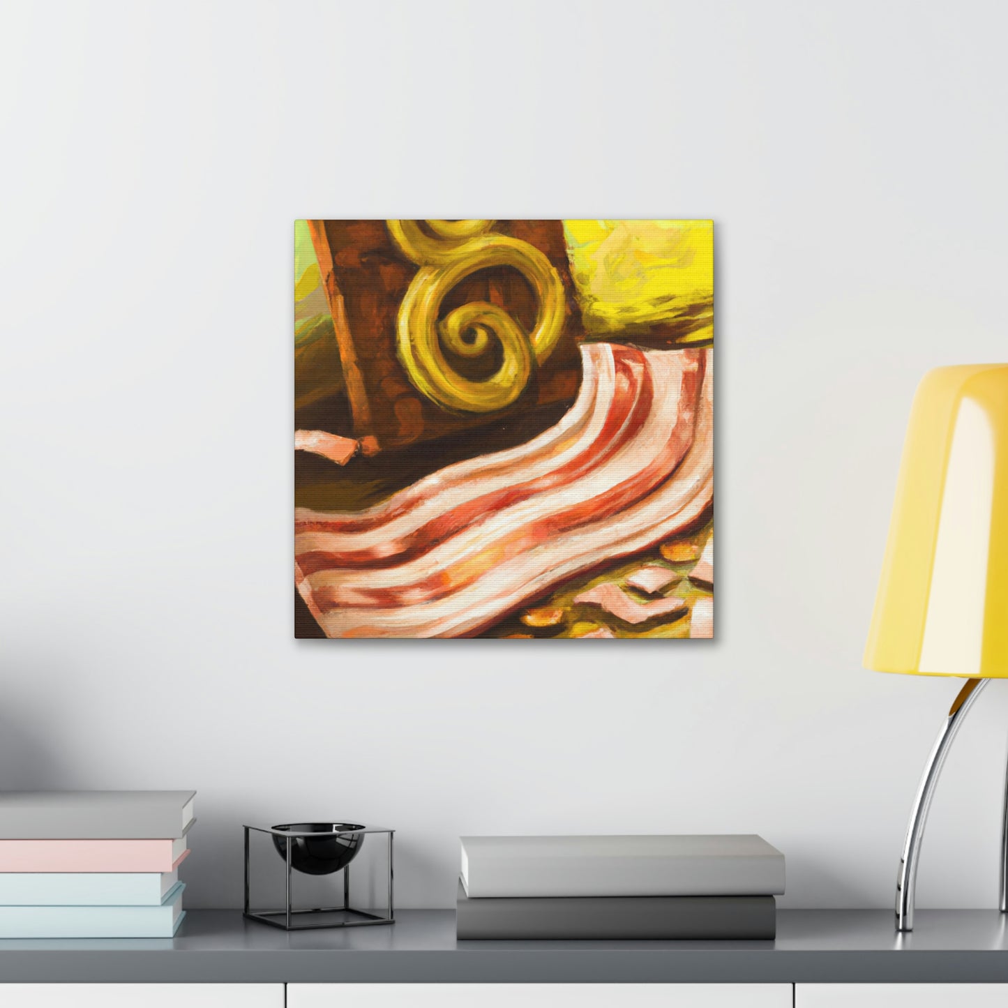 "Bacon In Steampunk Times" - Canvas