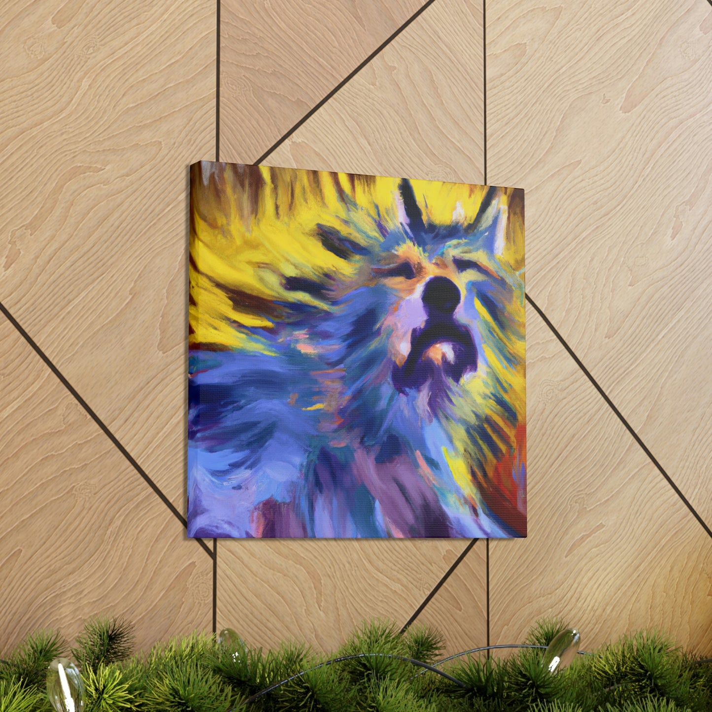 "Wolf in the Wilderness" - Canvas