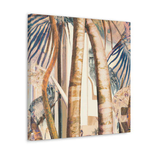 Palm Tree Expressionism - Canvas