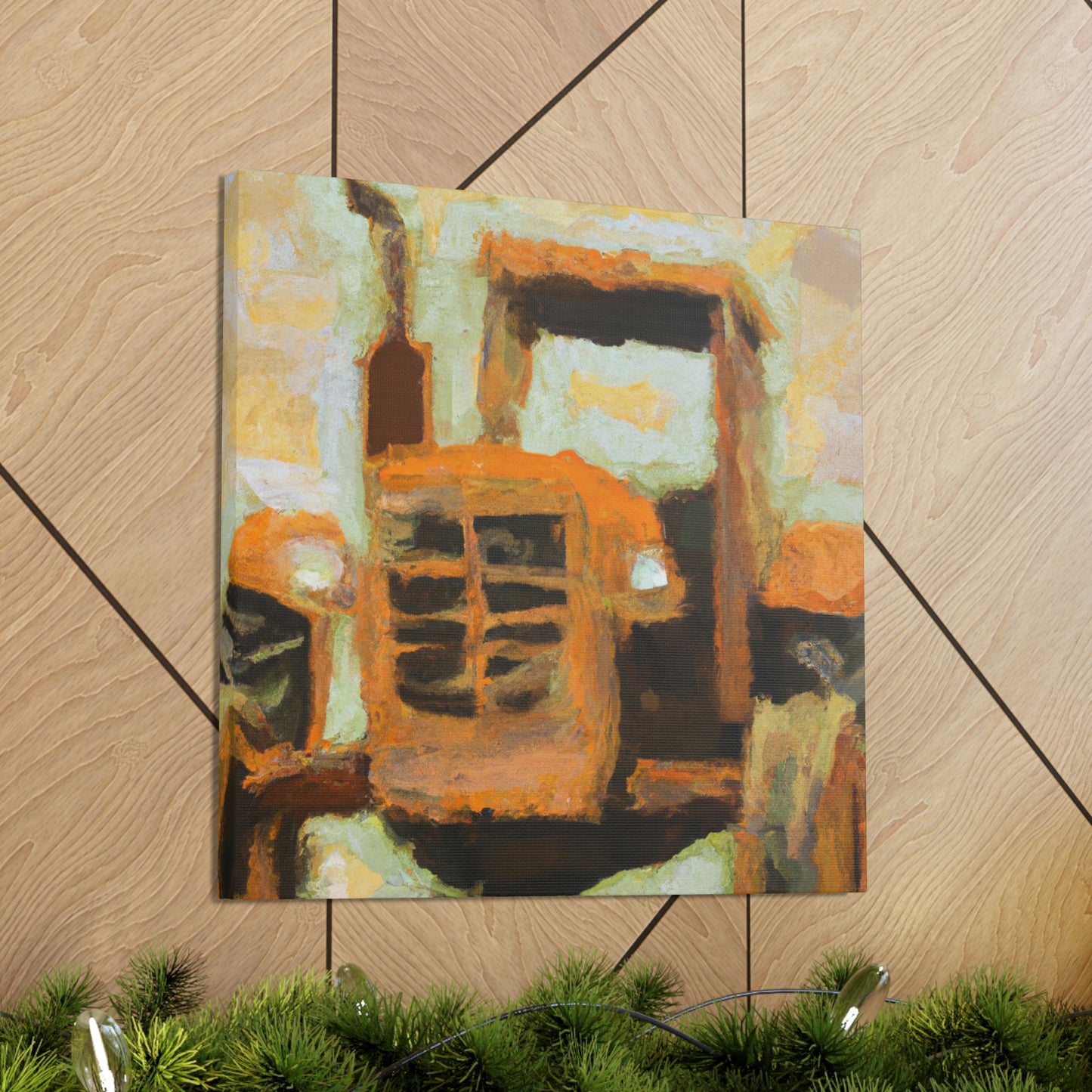 Tractor in the Wheat - Canvas