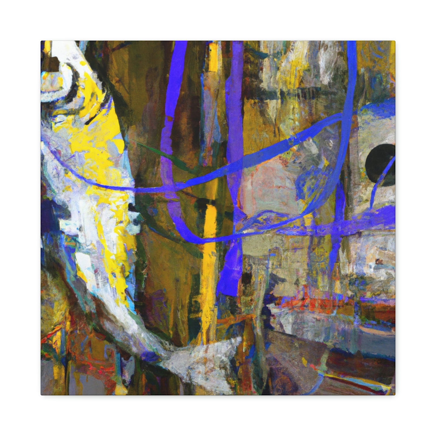 "Walleye Dance of Color" - Canvas