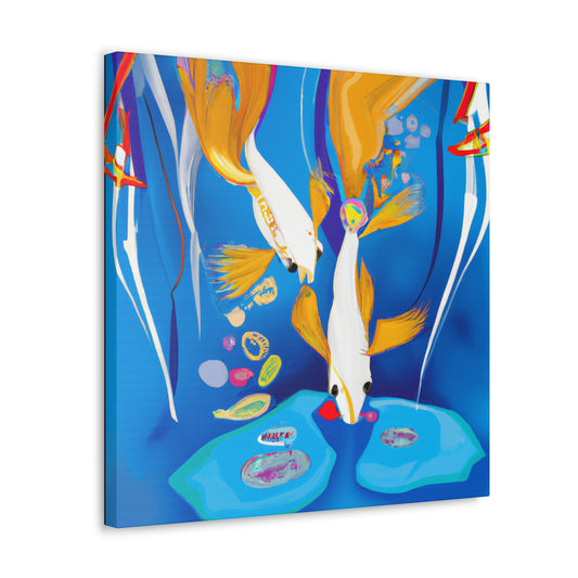 "Swords and Tail Feathers" - Canvas