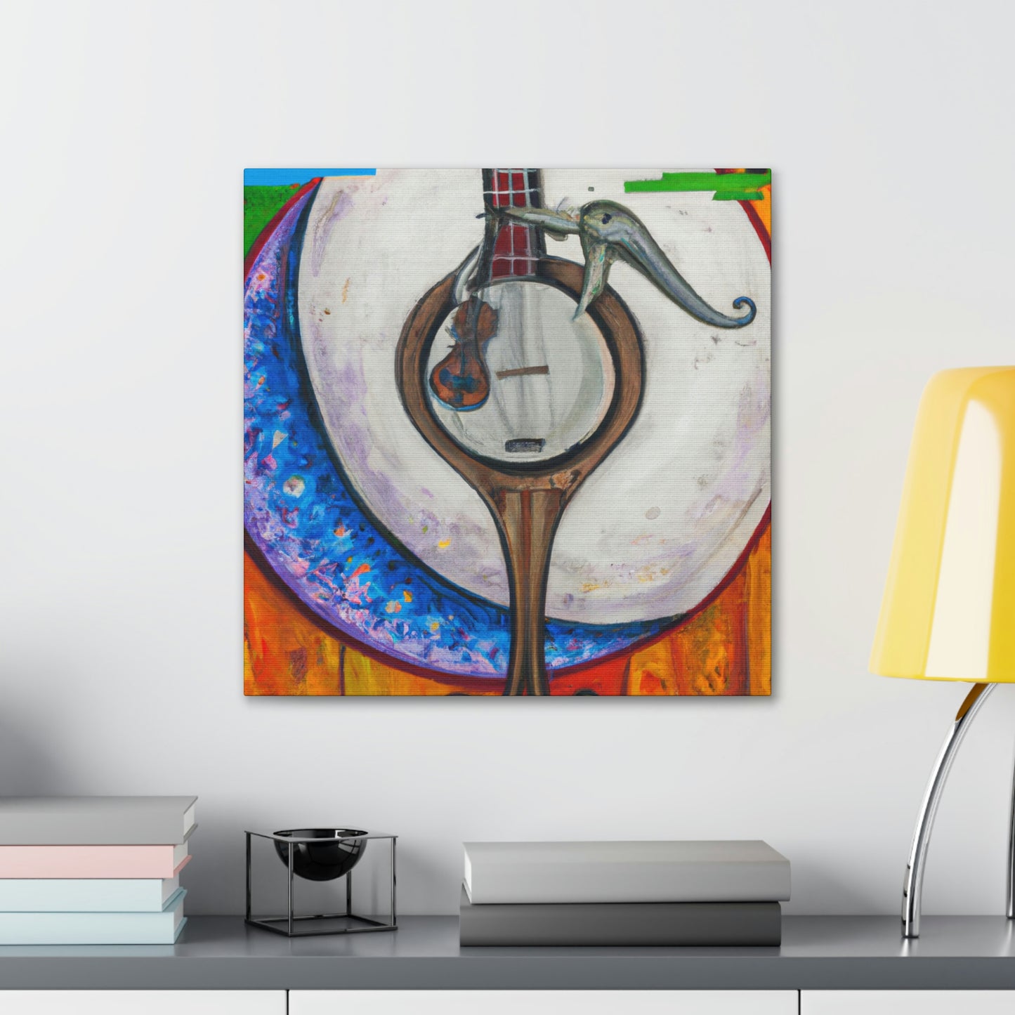 Banjo in Surrealism - Canvas