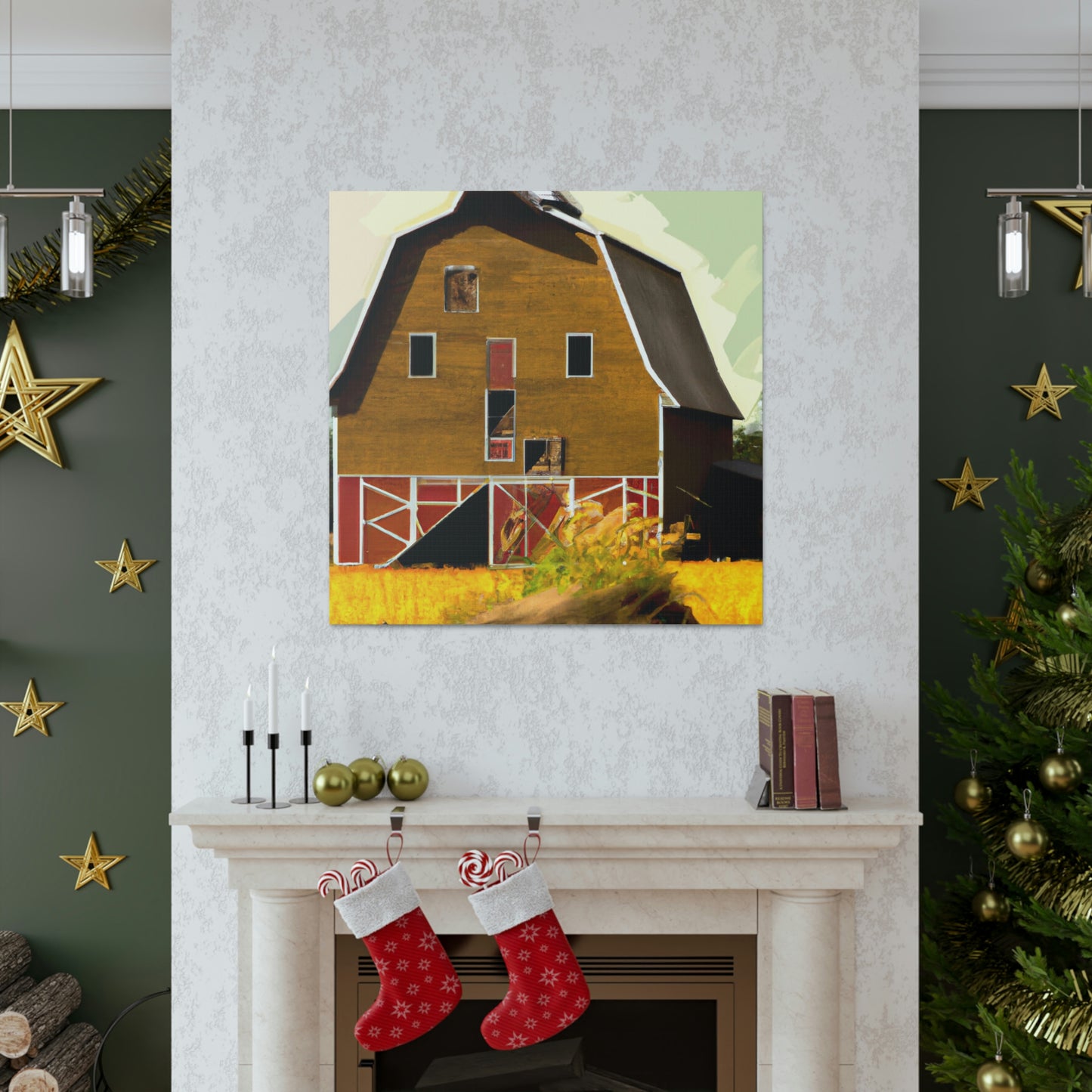 "Barn in Splendor" - Canvas