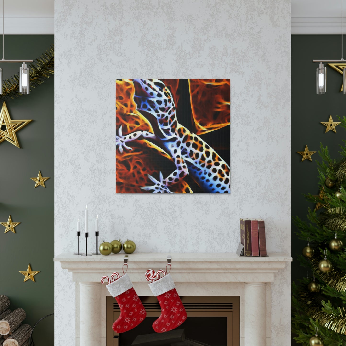 Leopard Gecko Reflection - Canvas