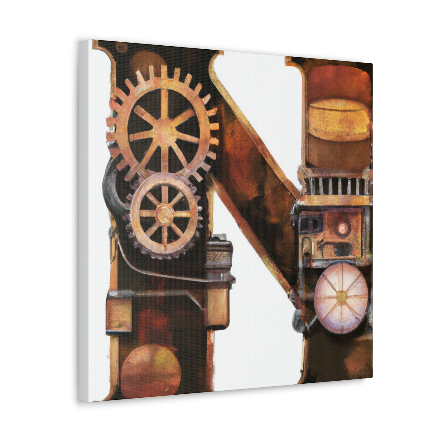 Steampunk Time Machine - Canvas