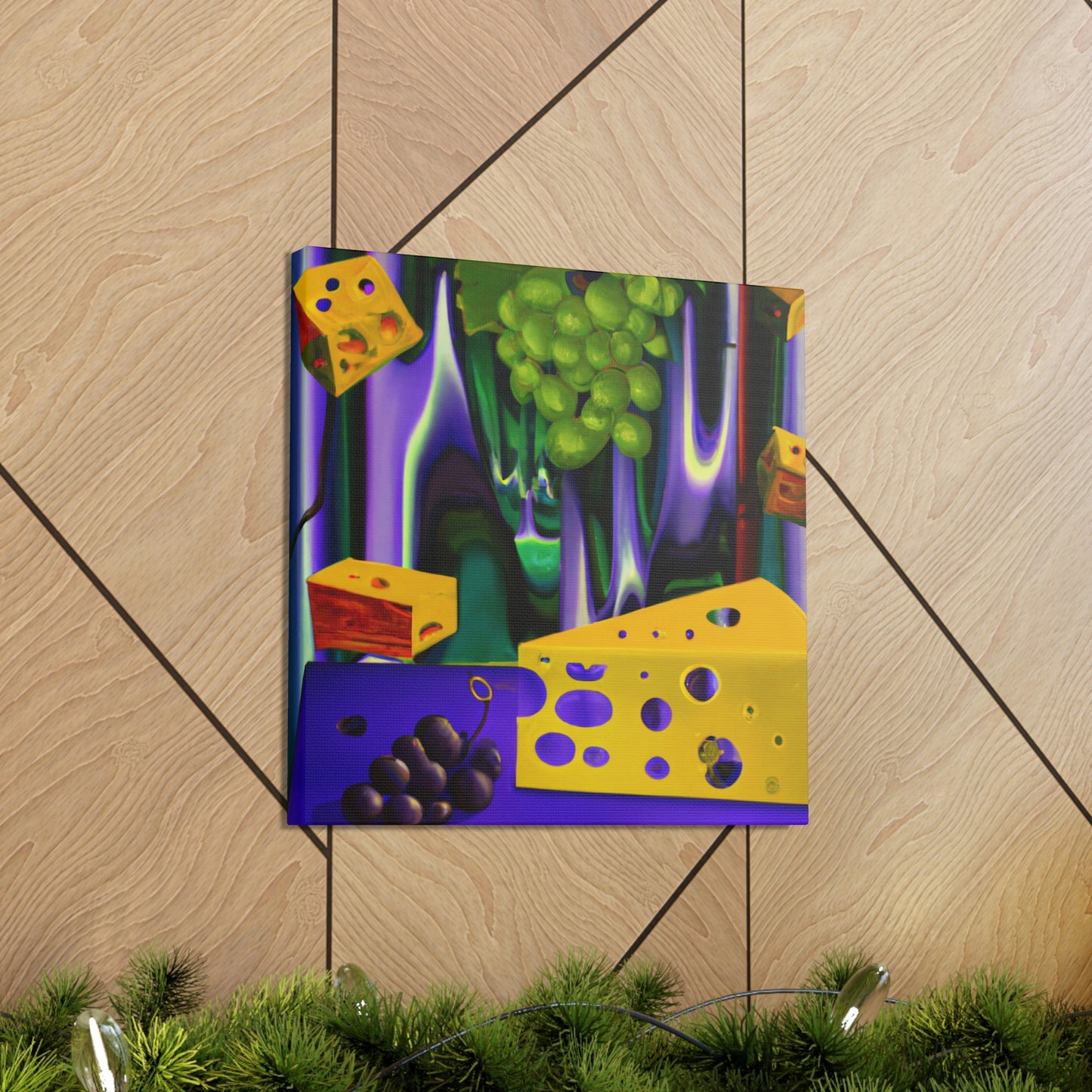 Cheese and Grapes Dream - Canvas