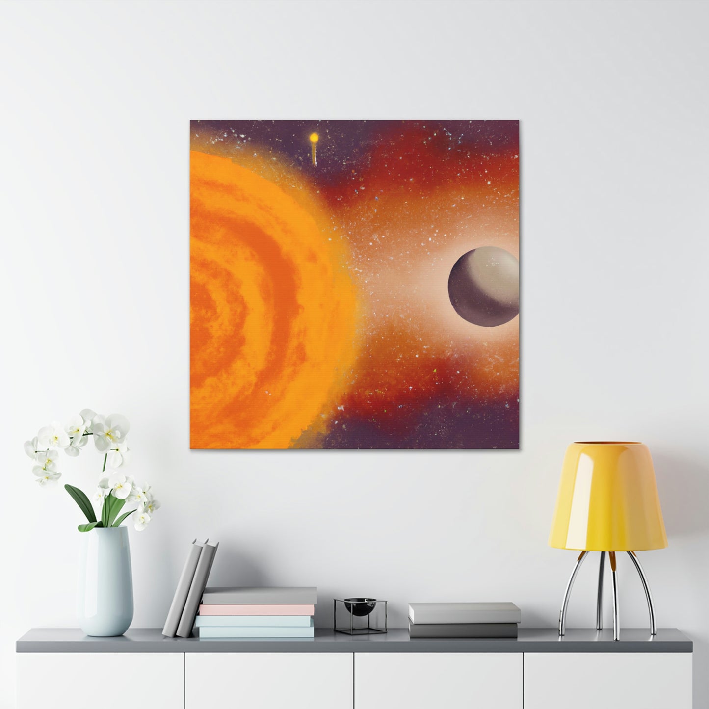 "Galaxies of Celestial Beauty" - Canvas